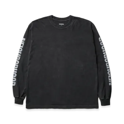 NEIGHBORHOOD NH . Tee LS-3 "Black"