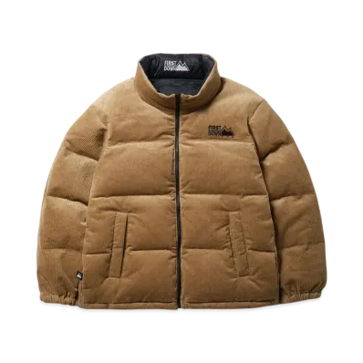 FIRST DOWN Bubble Down Jkt Corduroy "Beige"