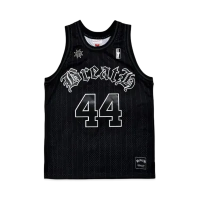 BREATH x Mitchell&Ness BB Game Jersey "Black"