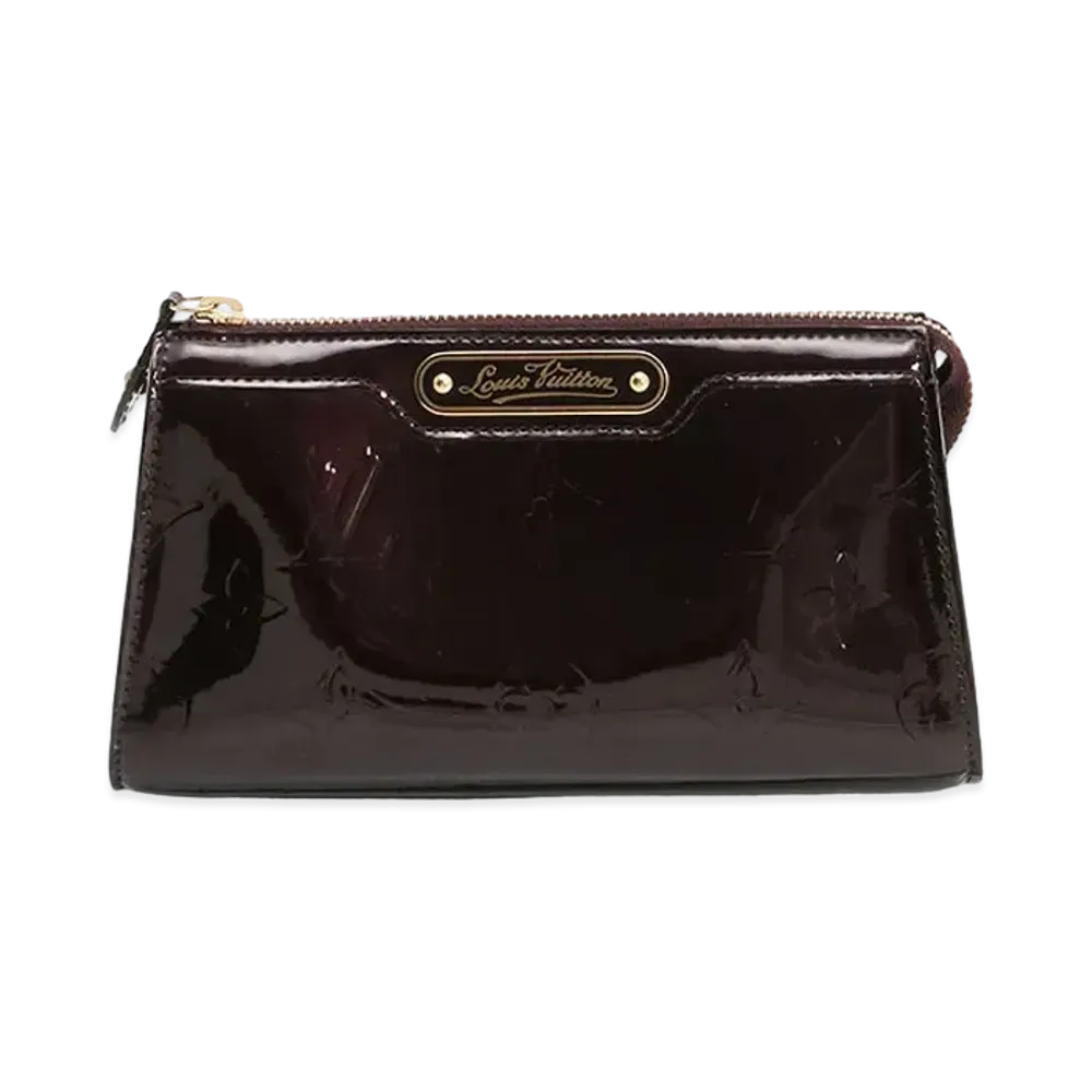 Louis Vuitton Monogram Vernis Cosmetic Trousse "Amarant"