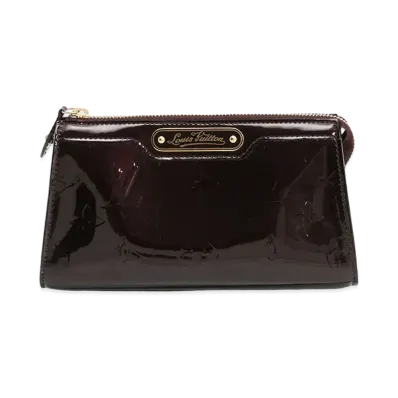 Louis Vuitton Monogram Vernis Cosmetic Trousse "Amarant"