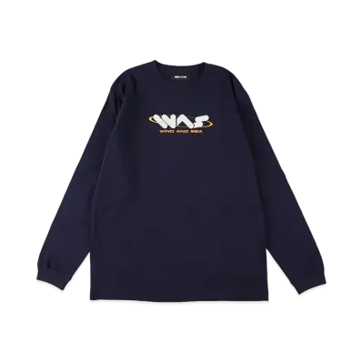 WIND AND SEA Speakers L/S Tee "Navy"