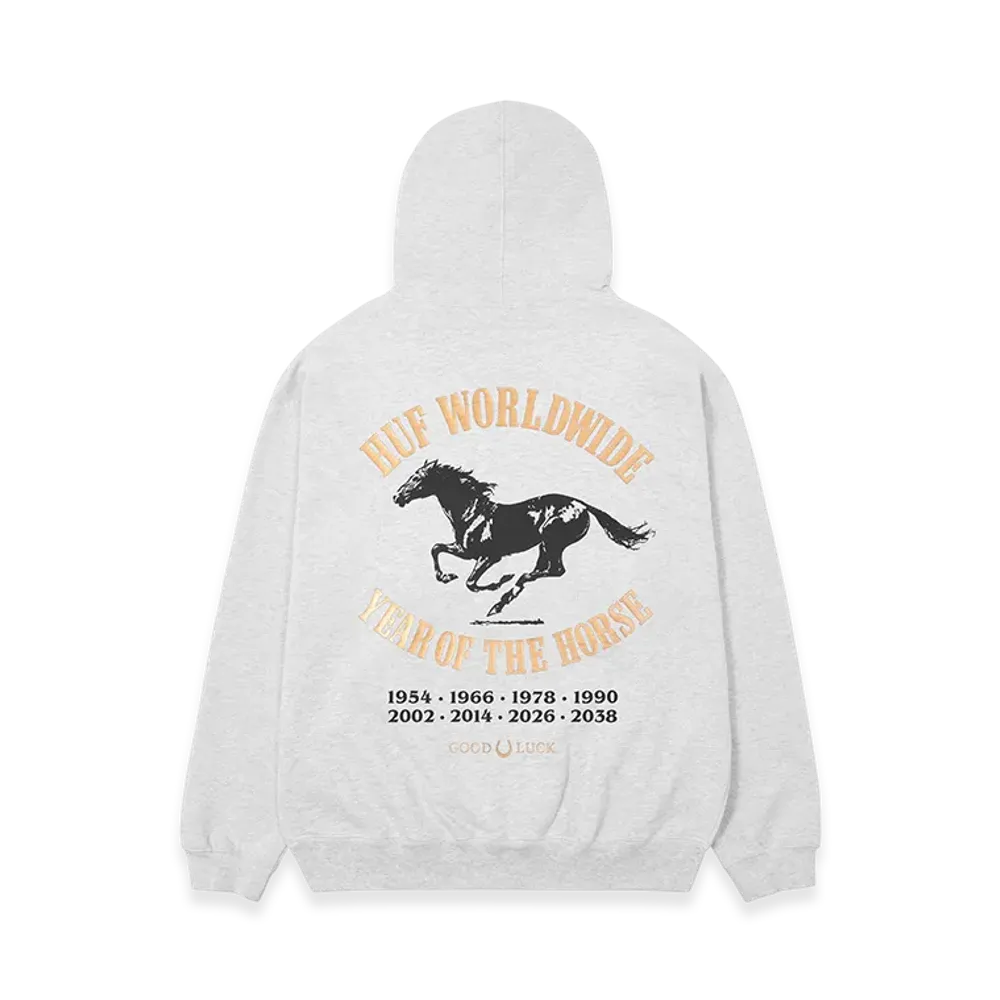 HUF Year Of The Horse Hoodie "Ash Grey"