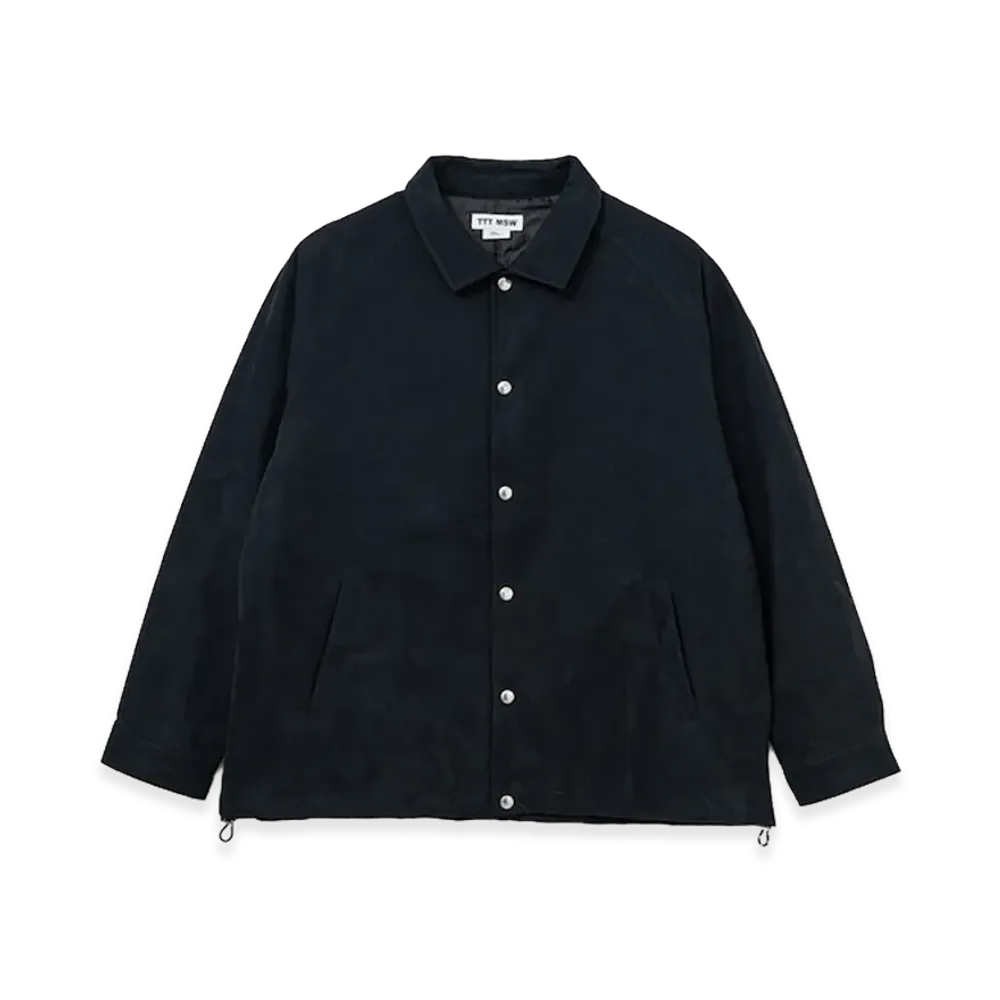 TTTMSW Suede shirt jacket "Black"