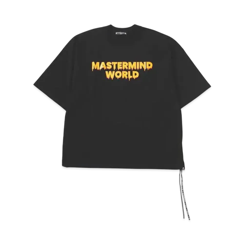 mastermind WORLD Boxy Drip Logo Tee "Black"
