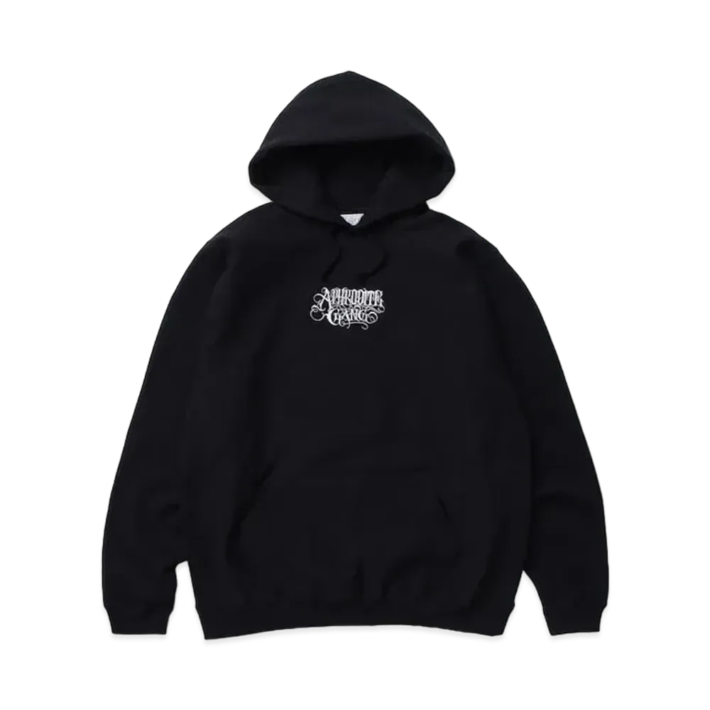 APHRODITEGANG Classic Logo Embroidery Hoodie "Black"