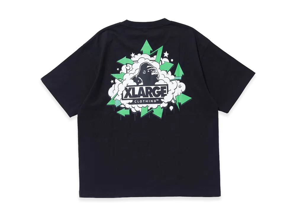 XLARGE x LIXTICK Bubble OG S/S Tee "Black"