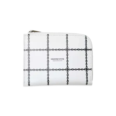 UNDERCOVER Cowhide Leather Wallet Pouch "White Base"