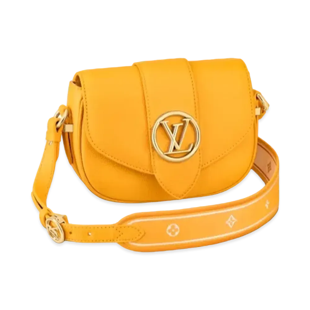 Louis Vuitton LV Ponnouf Soft PM Calf Leather "Sunbeam"