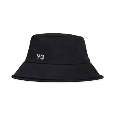 Y-3 Stripes Bucket Hat "Black"