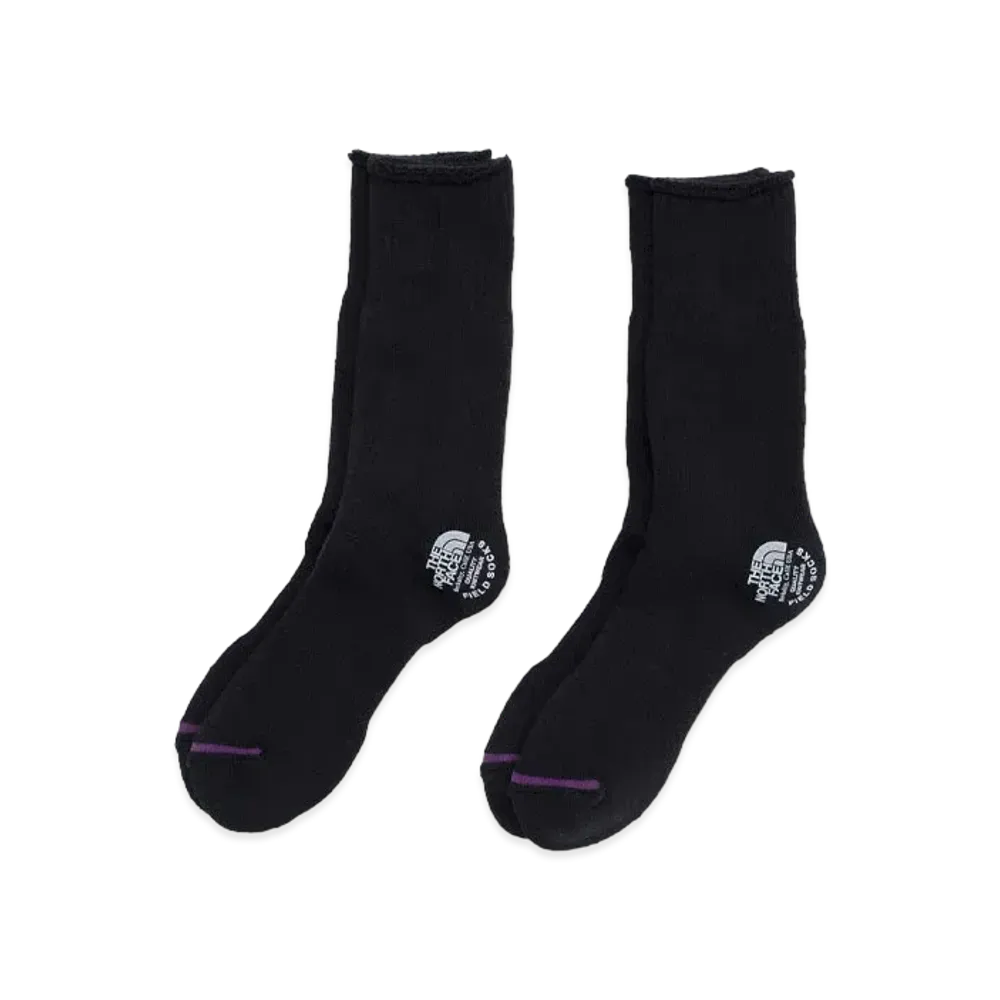 The North Face The North Face PURPLE LABEL Pack Field Socks 2P "Black"