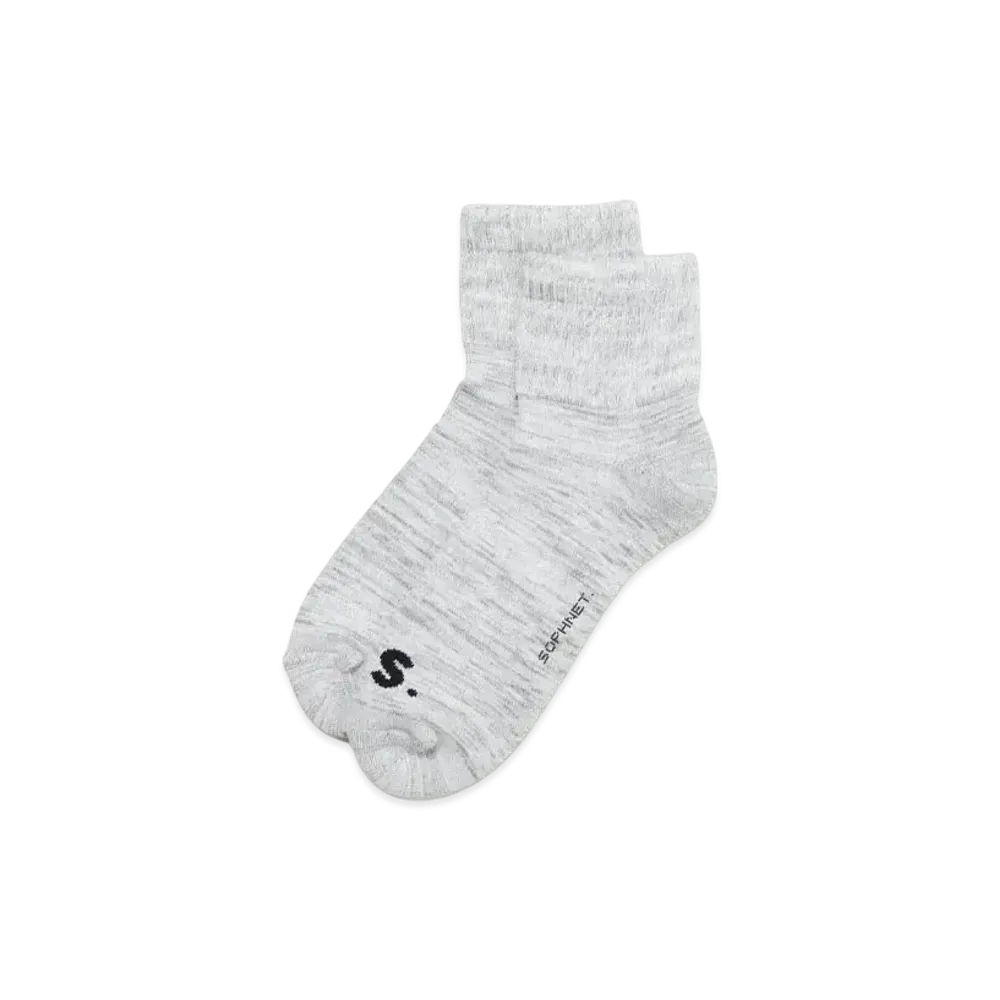 SOPHNET. Binchotan Short Socks "White"