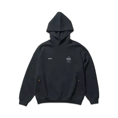 F.C.Real Bristol Tech Sweat Team Baggy Hoodie "Black"