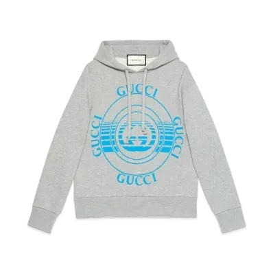 GUCCI Record Print Sweatshirt "Gray"