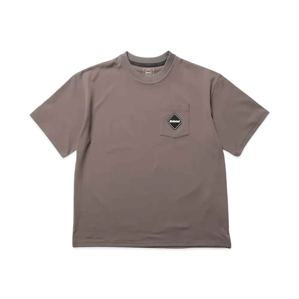 F.C.Real Bristol for Kids Emblem Pocket Tee "Light Brown"