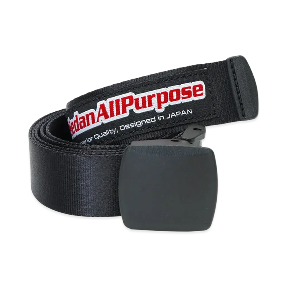 SEDAN ALL-PURPOSE Skate Logo Nylon Web Belt "Black"