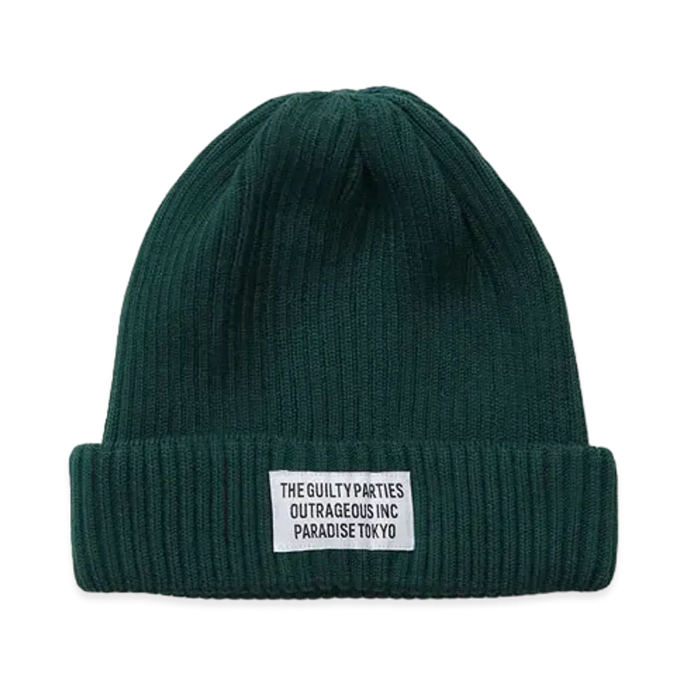 WACKO MARIA KNIT WATCH CAP (TYPE-2) "Green"