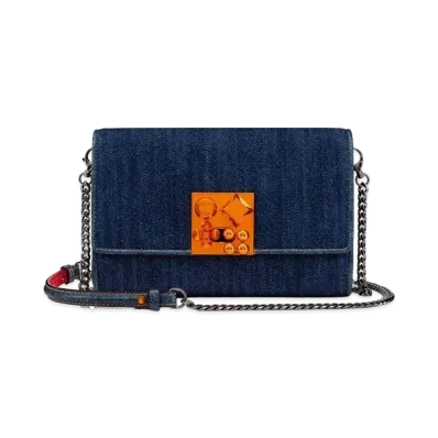 Christian Louboutin Carasky Clutch "Blue"