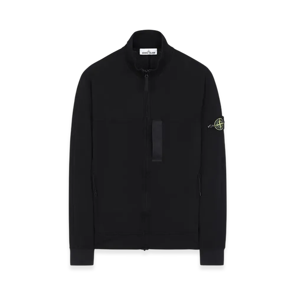 Stone Island 62552 Garment Dyed Full Zip Sweatshirt - 20SS "Black"