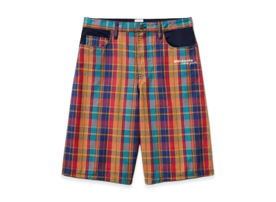 Gap x Awake NY Plaid Canvas Baggy Shorts "Red Blue Plaid"
