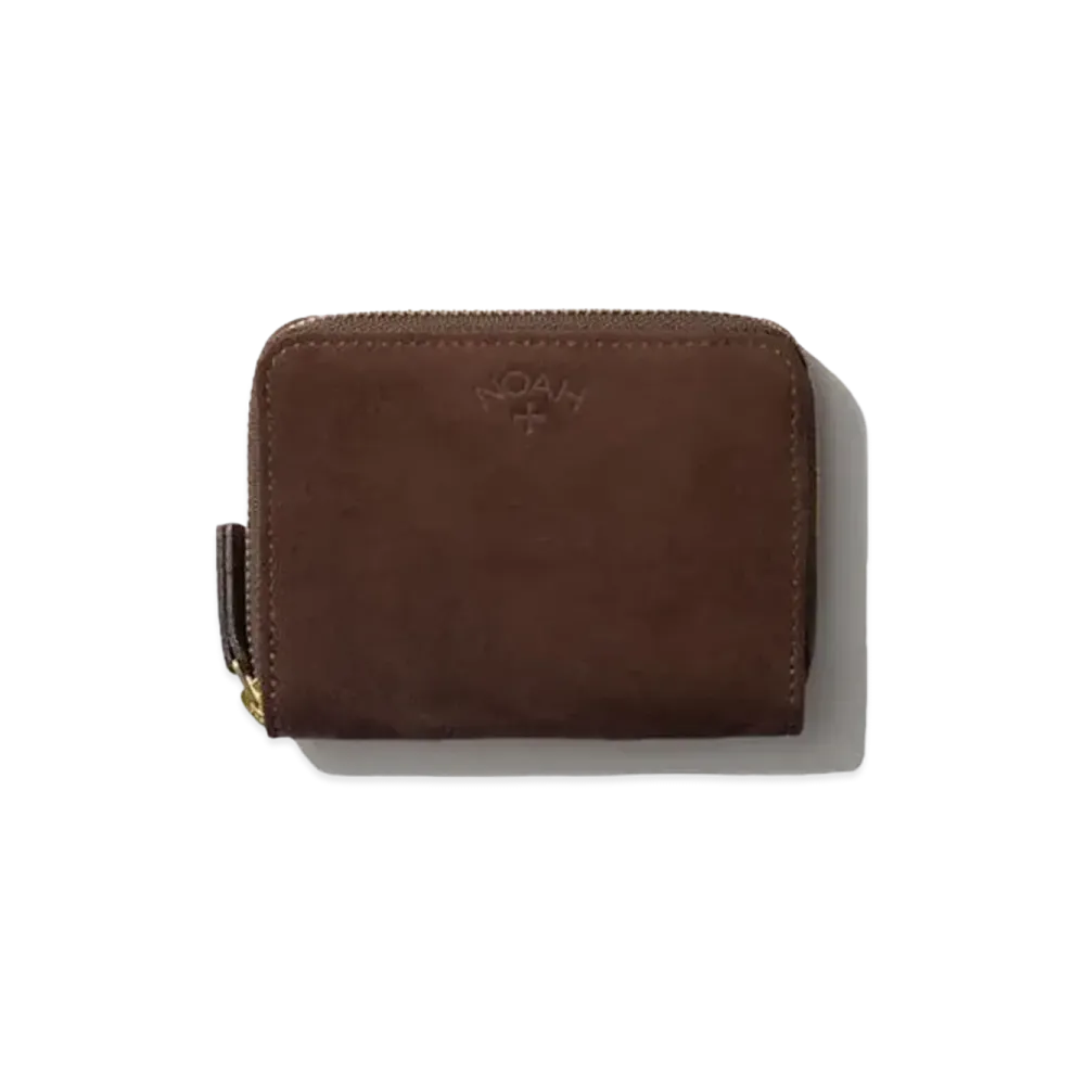 Noah SUEDE ZIP WALLET "Brown"