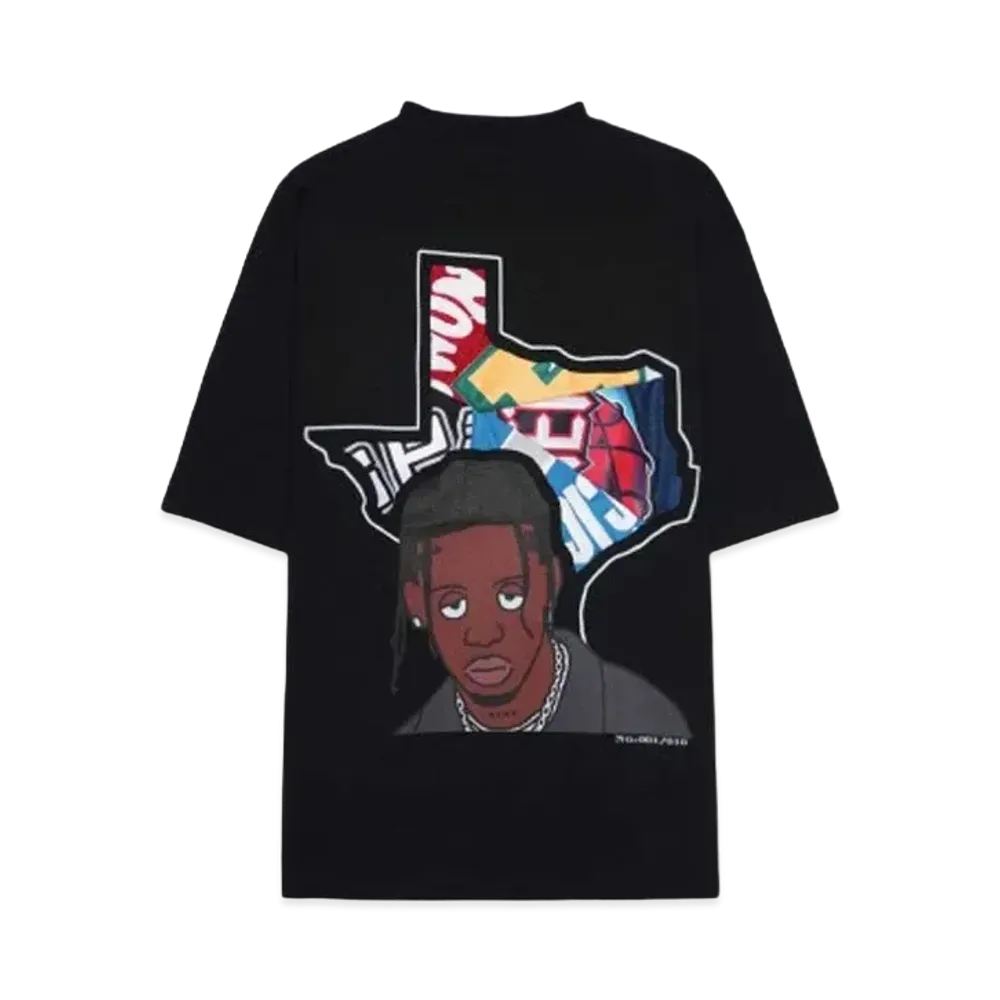 RISA x CIVIATELIER TEXAS LA FLAME TEE -001/010- "BLACK"