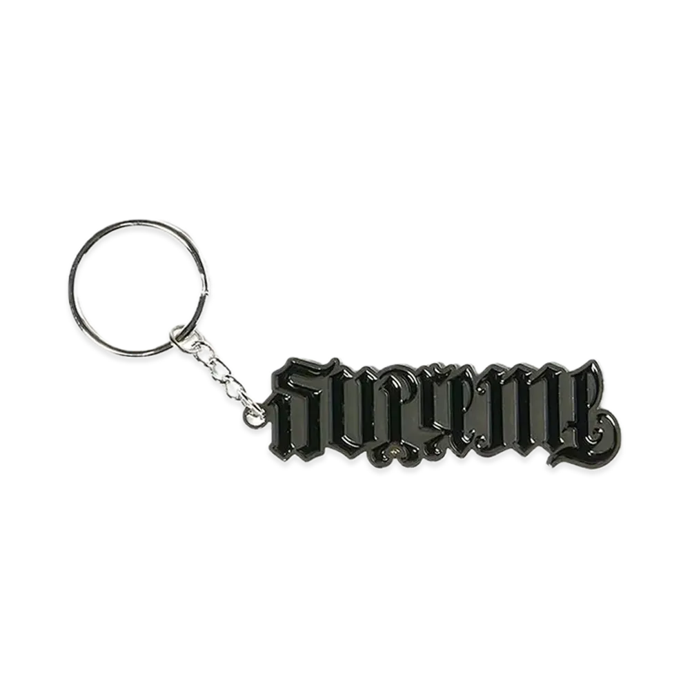 Supreme Ambigram Keychain "Black"
