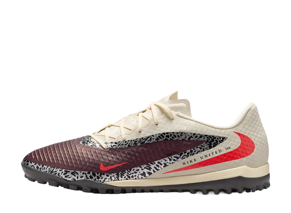 Nike United Phantom 6 Low Academy "Burgundy Crush/Fossil"
