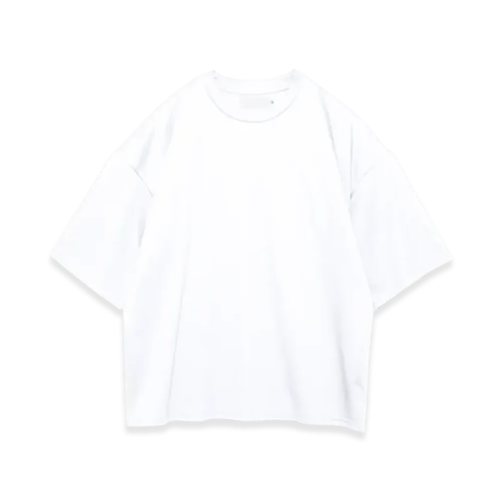 Graphpaper Fine Smooth Crew Neck Tee "White"