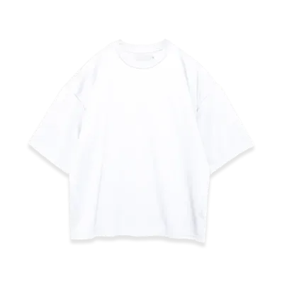 Graphpaper Fine Smooth Crew Neck Tee "White"