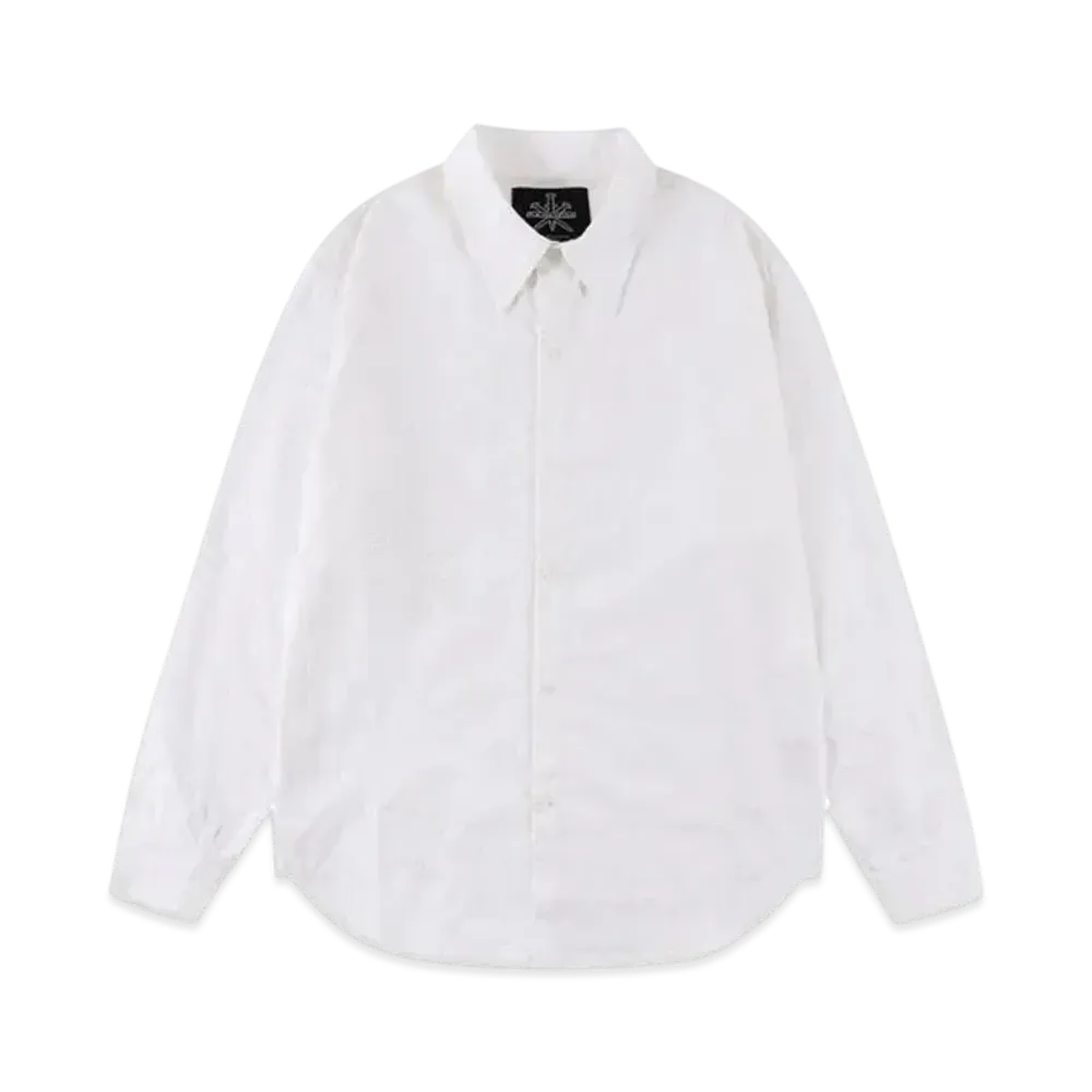 Unknown London Monogram Emb Shirt "White"
