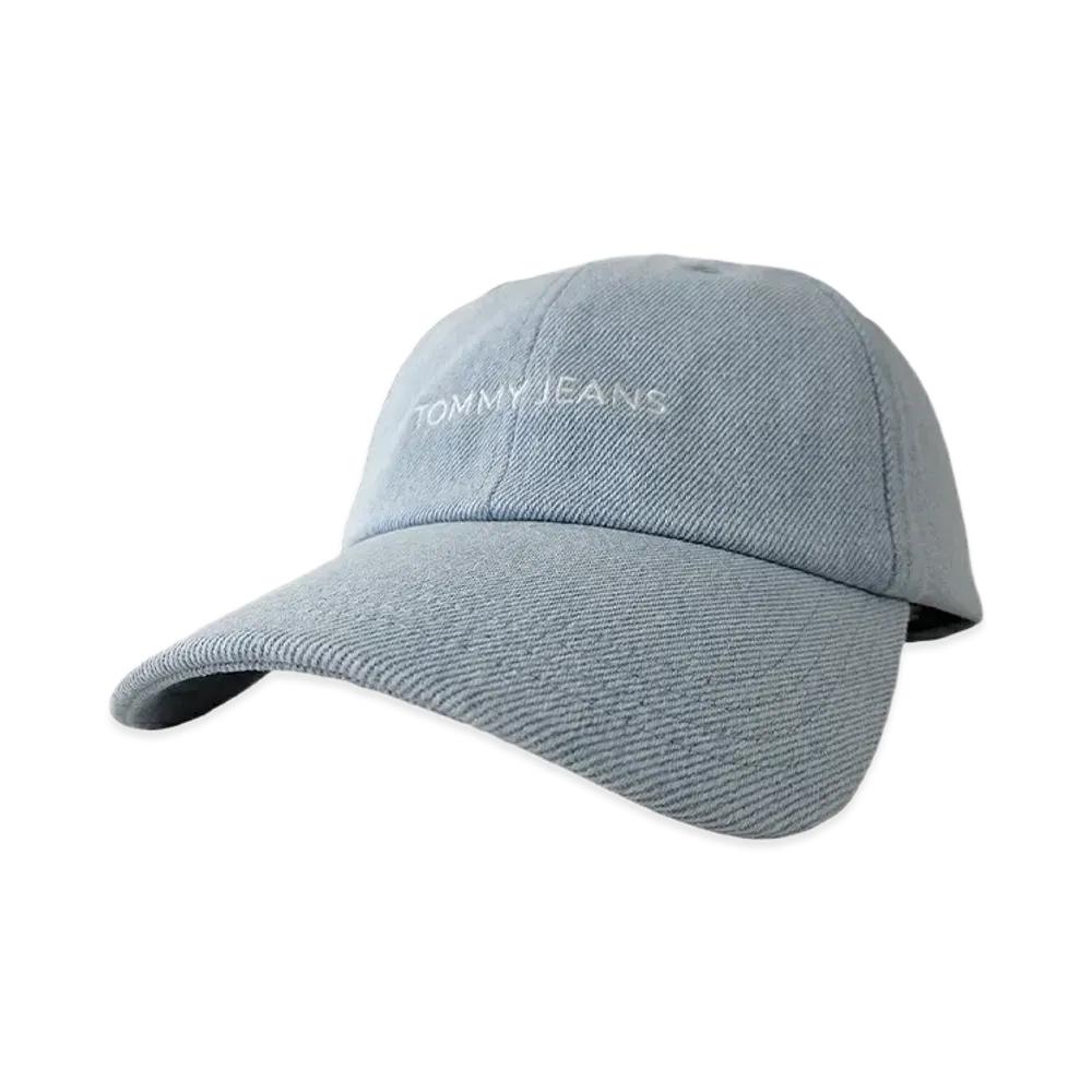TOMMY JEANS Logo Embroidered Denim Cap "Denim"
