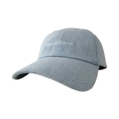 TOMMY JEANS Logo Embroidered Denim Cap "Denim"