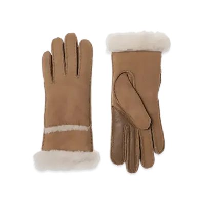 UGG Australia Sheepskin Seamed Glove "Chestnut"