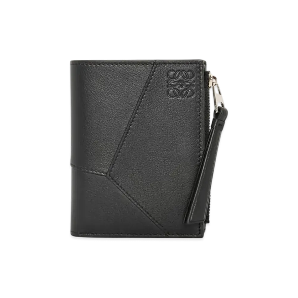 LOEWE Puzzle Slim Compact Wallet "Black"