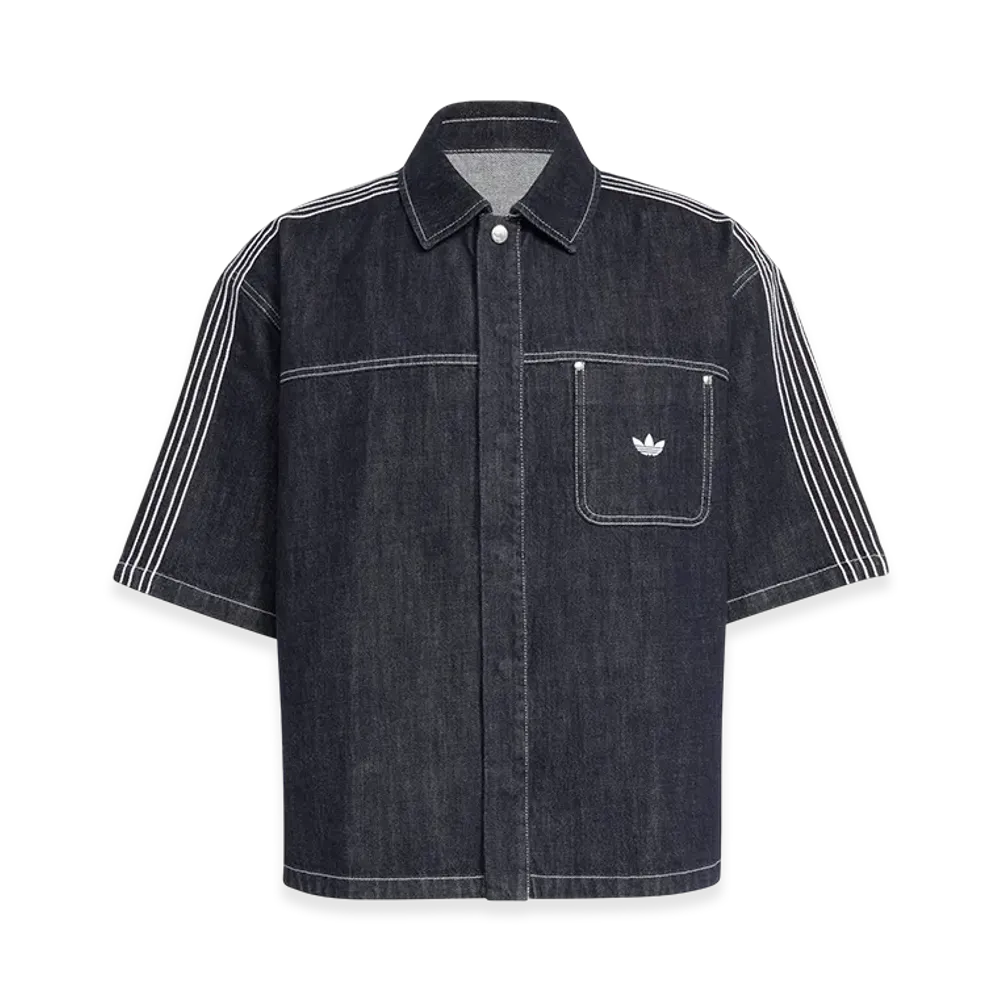 adidas Originals Denim Short Sleeve Work Shirt "Indigo Denim"