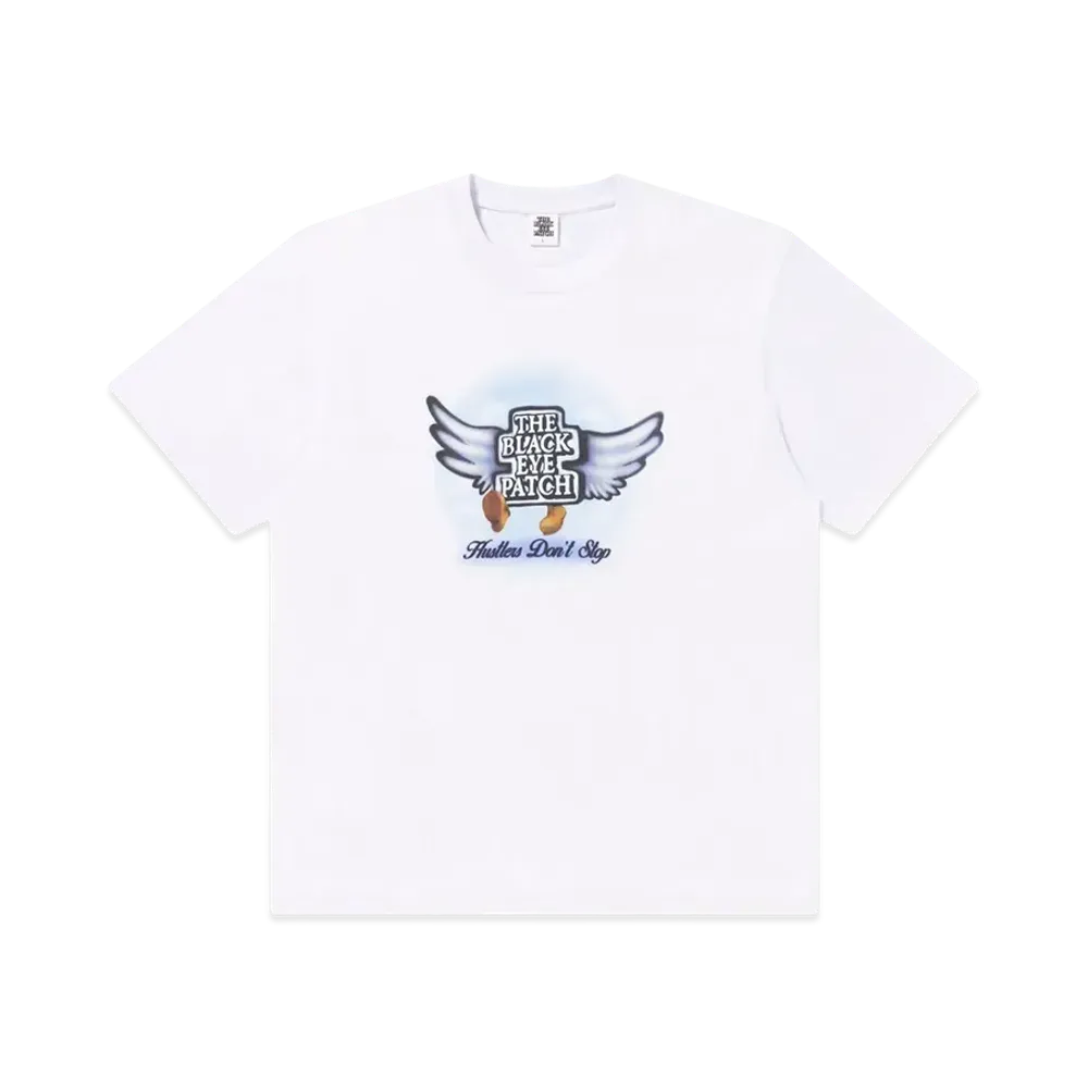 BlackEyePatch Flying Og Boy Airbrushed Tee "White"