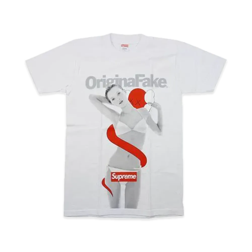 Supreme Original Fake Daikanyama 10th Anniversary Kate Moss Tee "Red"