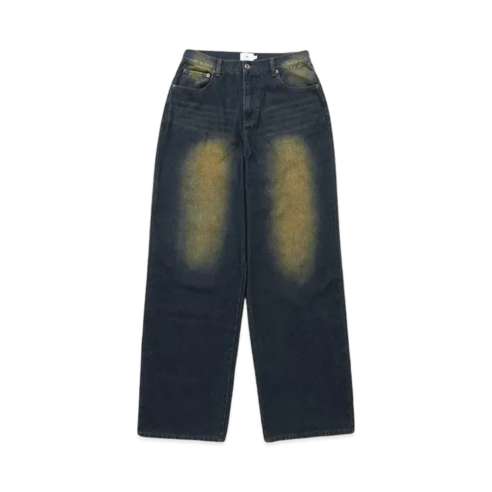 FTW WIDE STRAIGHT DENIM PANTS "INDIGO"