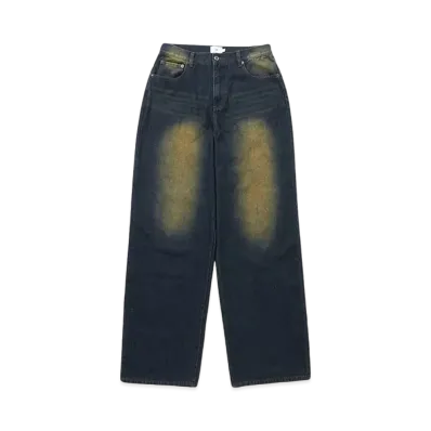 FTW WIDE STRAIGHT DENIM PANTS "INDIGO"