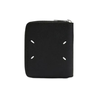 Maison Margiela Zip Around Grainy Leather Wallet ”Black”