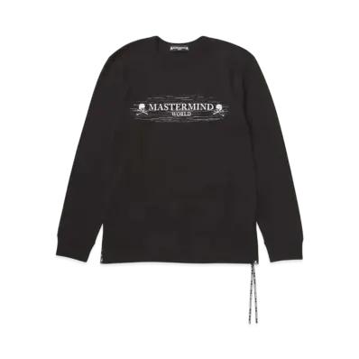 mastermind WORLD Noise LS Tee "Black"