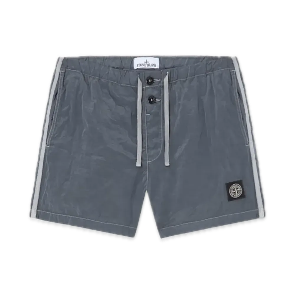 Stone Island B100006 Nylon Metal In Econyl "Avio Blue"