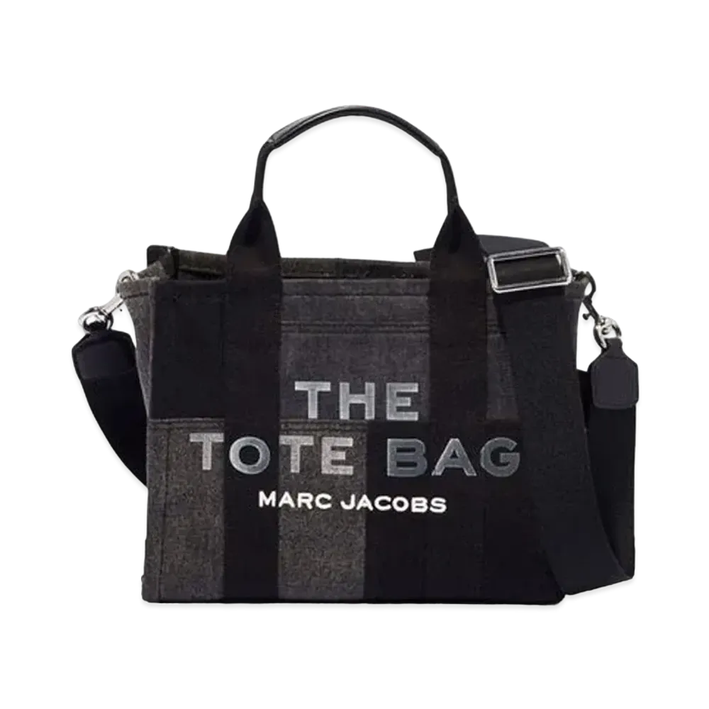 Marc Jacobs The Denim Mini Tote Bag "Black Denim"