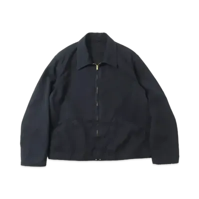 A.PRESSE Silk Hemp Sports Jacket "Black"