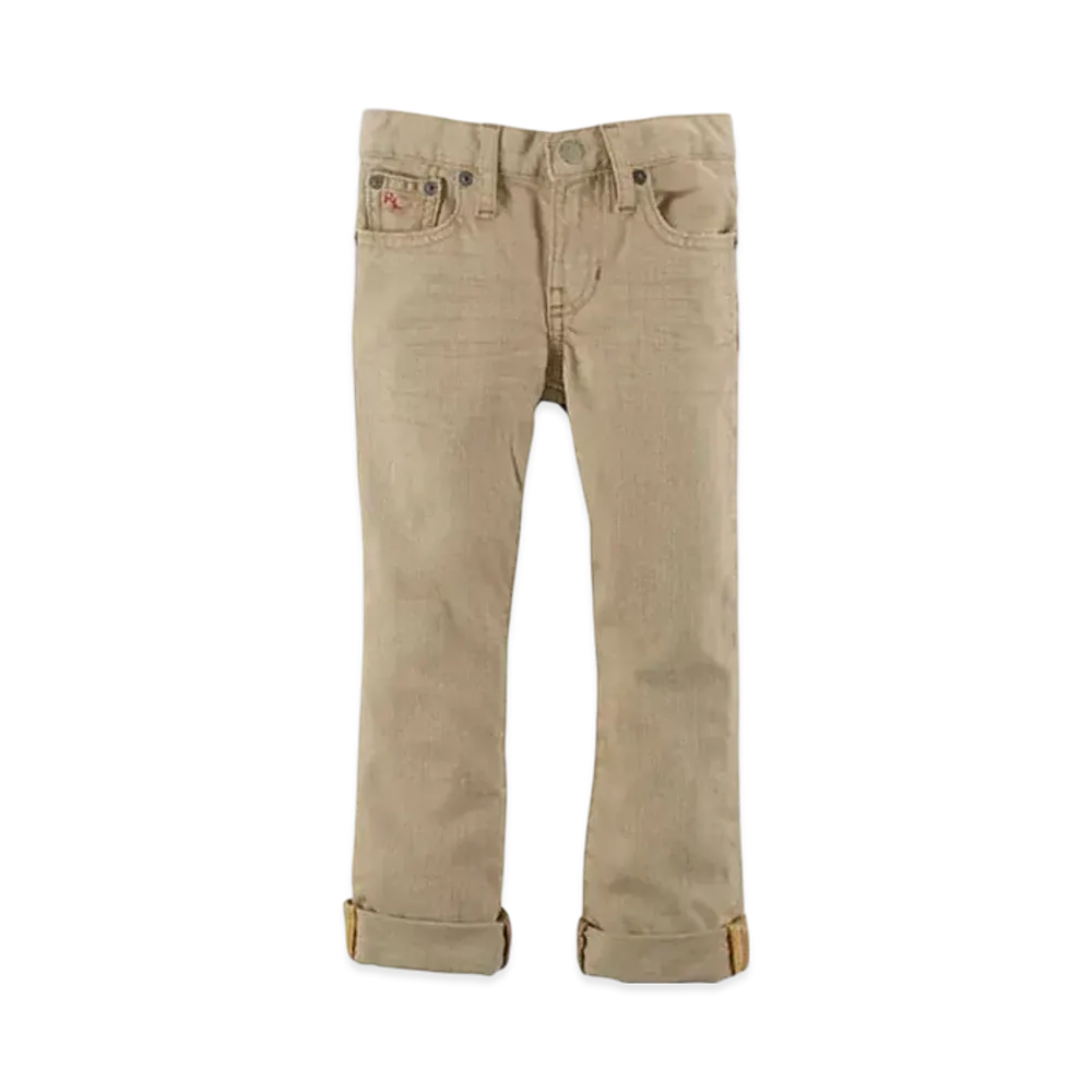 Polo Ralph Lauren Kids Skinny-Fit Colored Jean "Khaki"