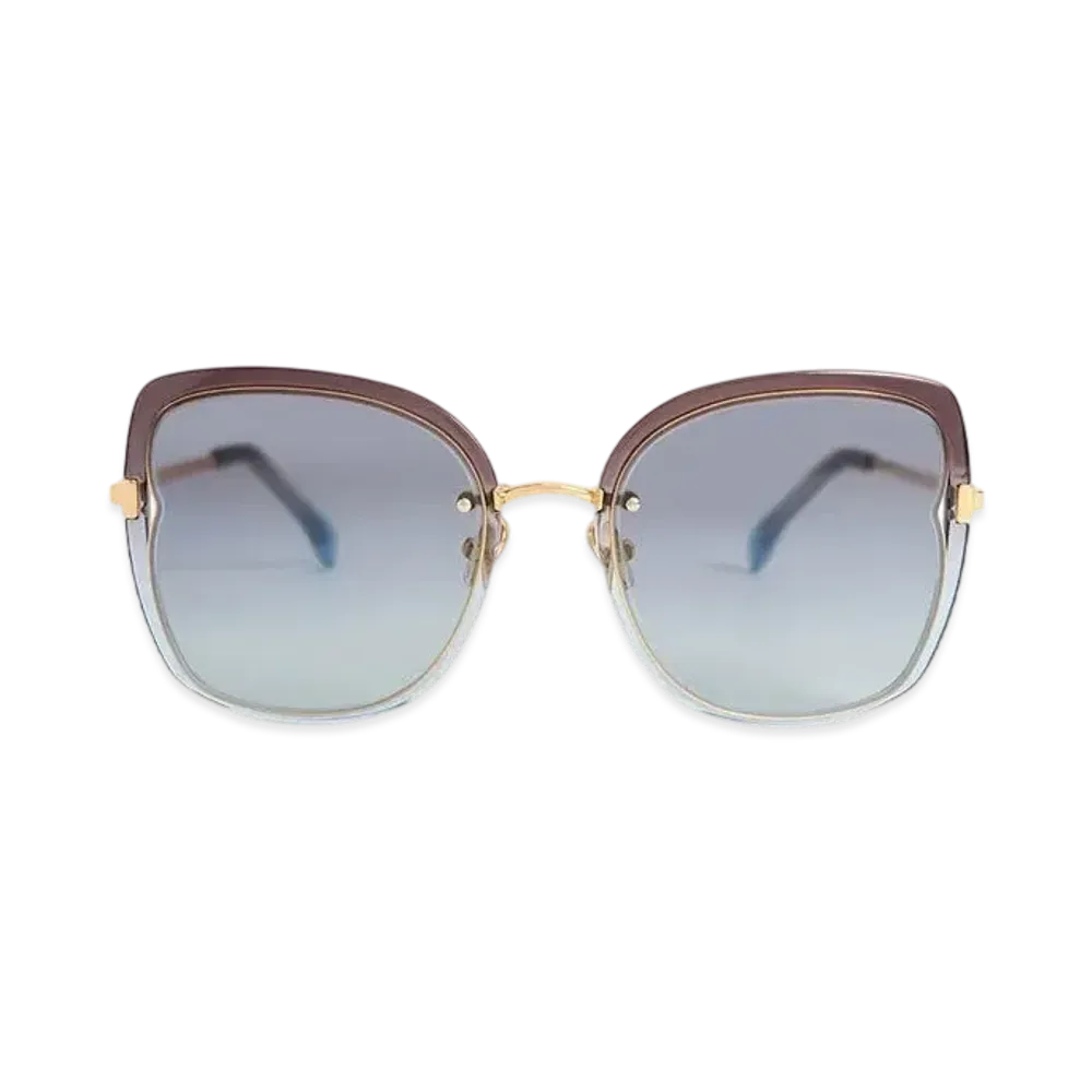CHARLES & KEITH Nylon Wire Frame Butterfly Sunglasses "Blue"