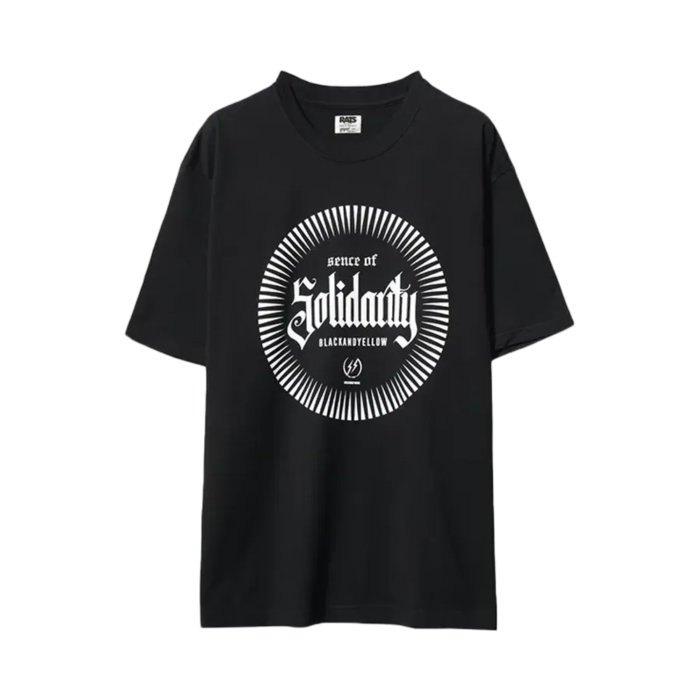 RATS SOLIDARITY TEE "BLACK"