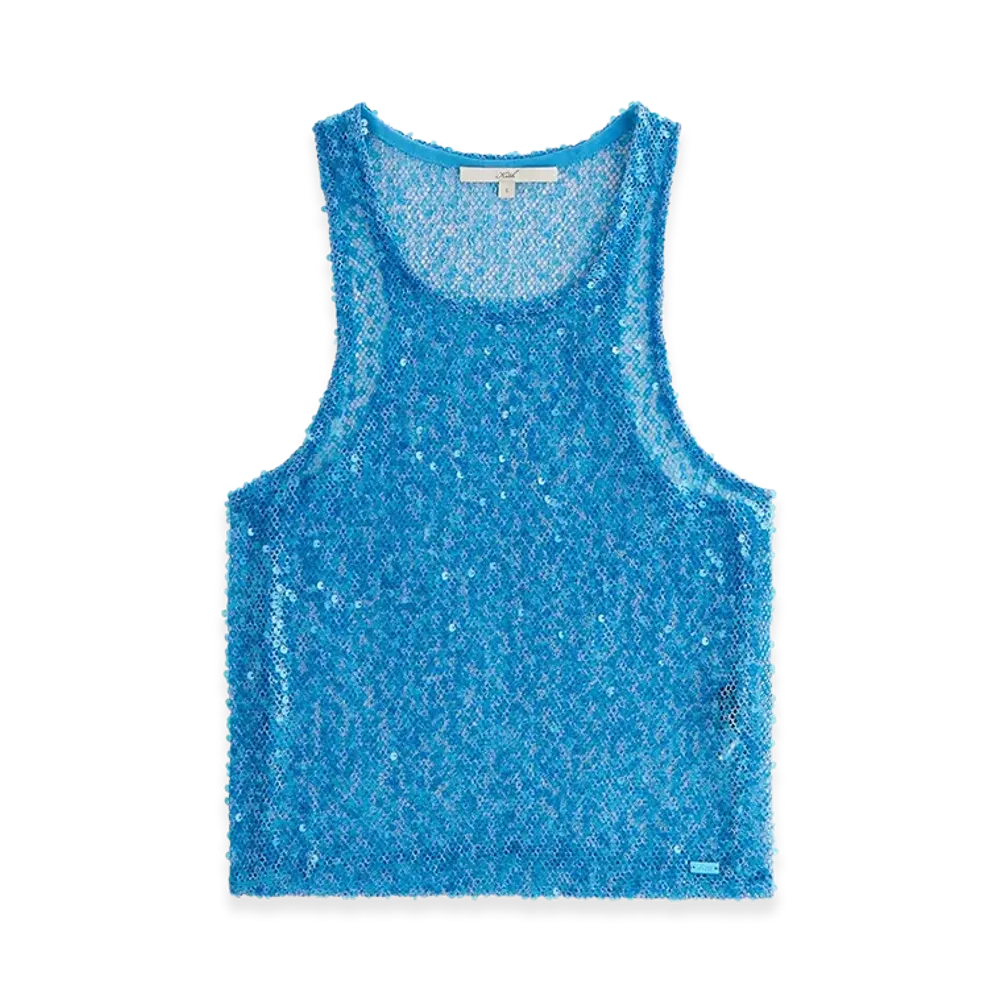 Kith Women's Peyton Paillette Mesh Tank "Azula"