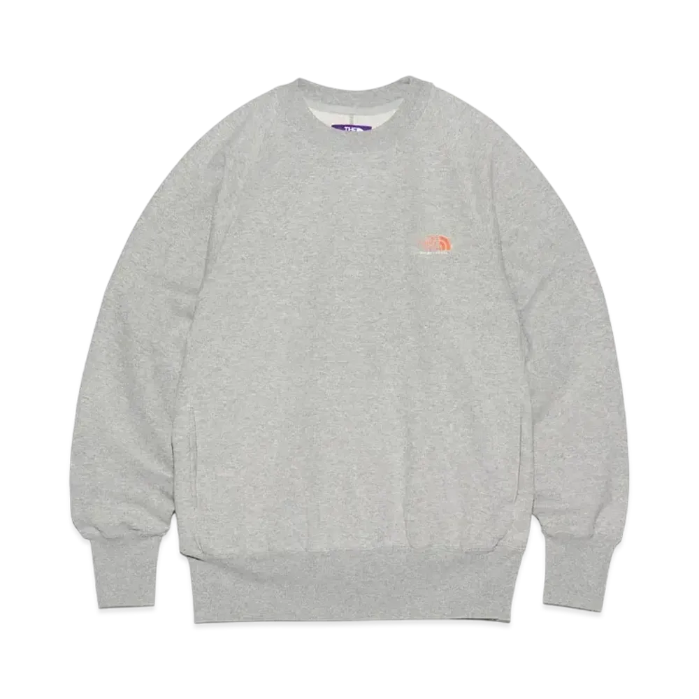 The North Face PURPLE LABEL 11oz Crewneck Graphic Sweatshirt "Mix Gray"